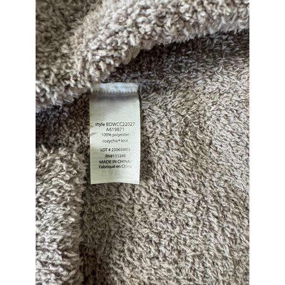 QVC Barefoot Dreams CozyChic Coatigan with Patch Pockets NWT BEACH ROCK SIZE 1X - Picture 7 of 8